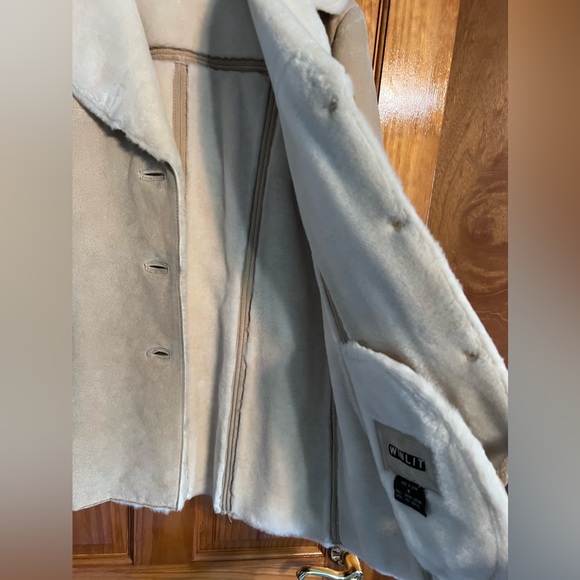 Vintage Winlit Women’s Tan Genuine Leather Faux Fur Jacket - Picture 8 of 8